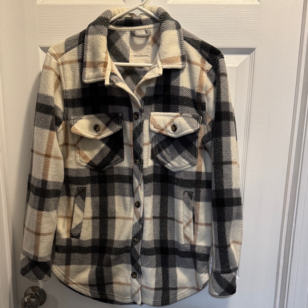 Thread & Supply Multicolor Fleece Jacket